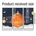 Space Explorer 3-Panel Wall Sticker Set | Detail View 6