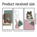 Minimalist Modern 3-Panel Wall Sticker Set | Detail View 6